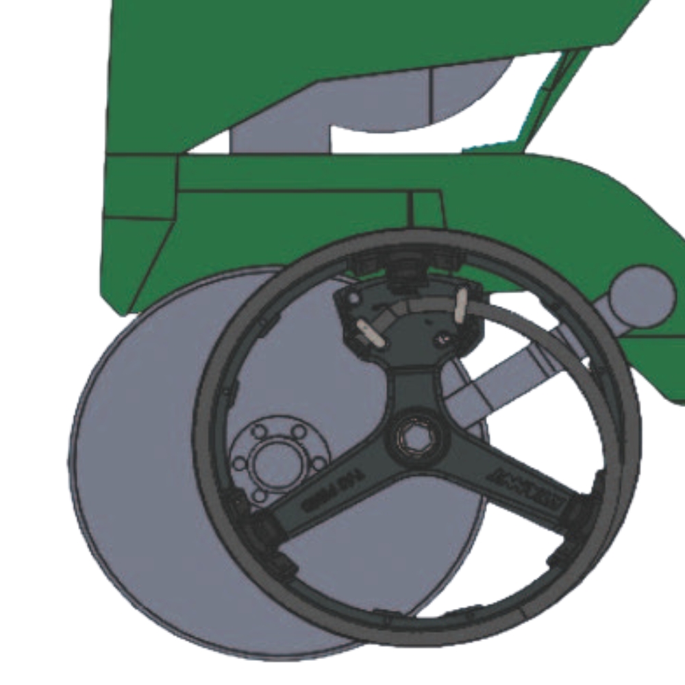 Coil Gauge Wheel Double Disk